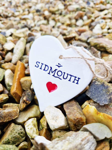 Visit Sidmouth - Ceramic Heart