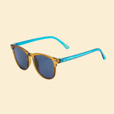 Annie's of Sidmouth - Powder Carina Nude/Turquoise Sunglasses